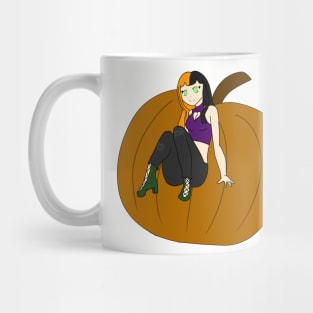 Halloween Pumpkin Witch Mug